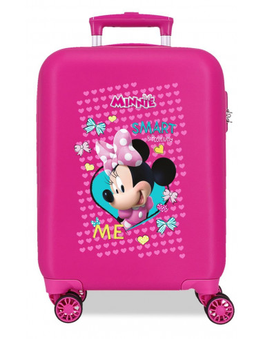 256130 ABS SUITCASE 50CM 4W. ENJOY MINNIE